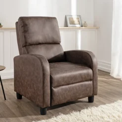 Push-Back-Relaxsessel, ca. 73 x 88 x 100 cm - Braun