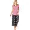 Pyjama mit Culotte-Hose