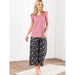 Pyjama mit Culotte-Hose