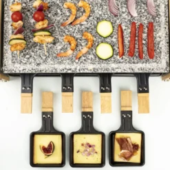 Raclette WOD8 für 8 Personen mit Steinplatte