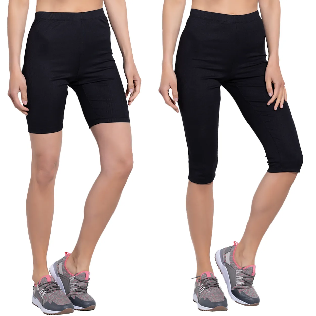 Radler- und Capri-Leggings 2er-Pack
