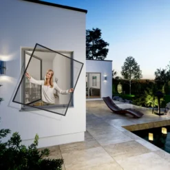 Rahmen Fenster Flexi Fit 100x120 Anthrazit
