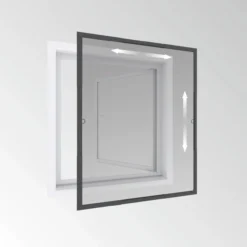 Rahmen Fenster Flexi Fit 100x120 Anthrazit