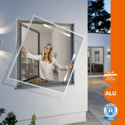 Rahmen Fenster Flexi Fit 100x120 Weiß