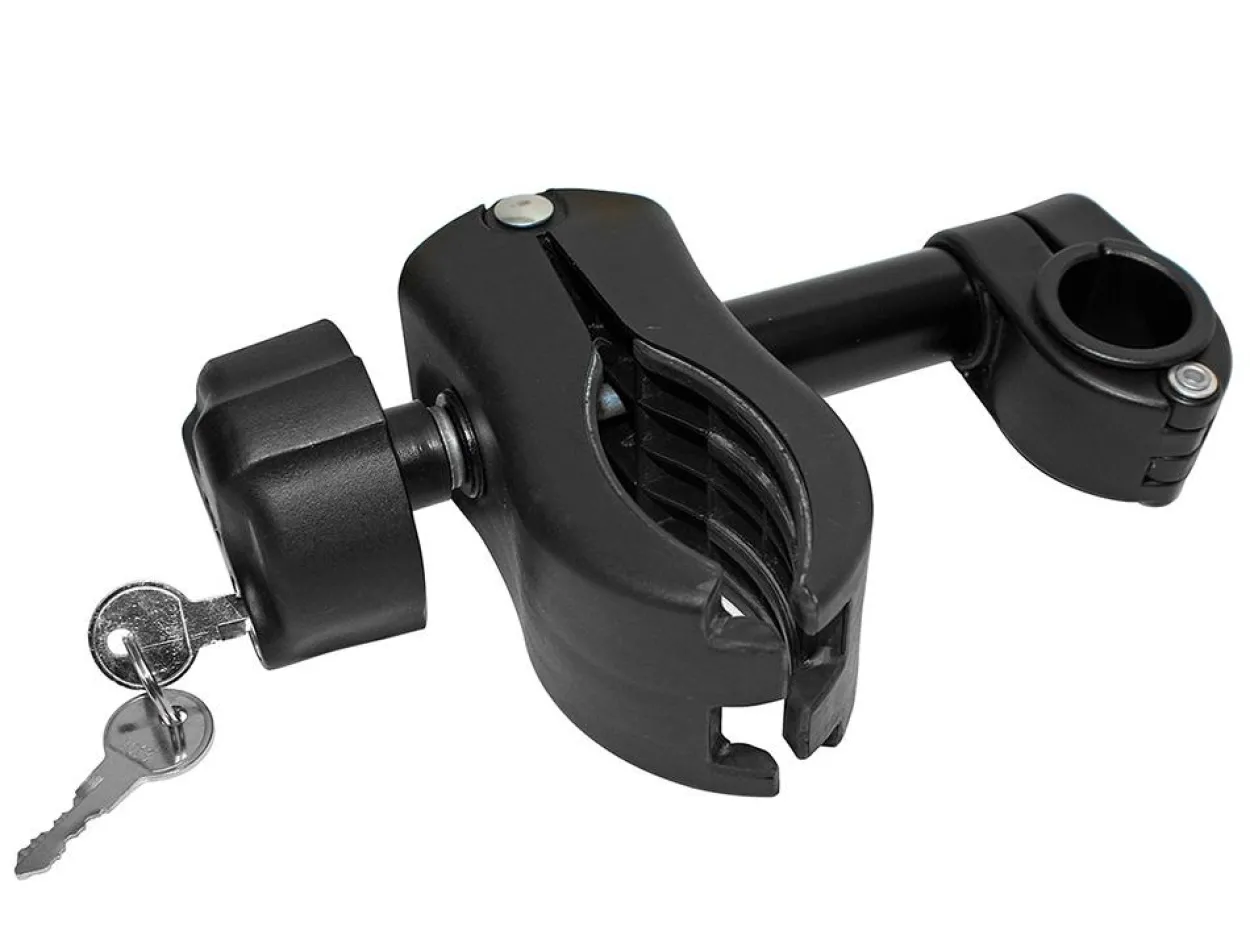 Rahmenhalter abschließbar kurz, neue Version 12cm