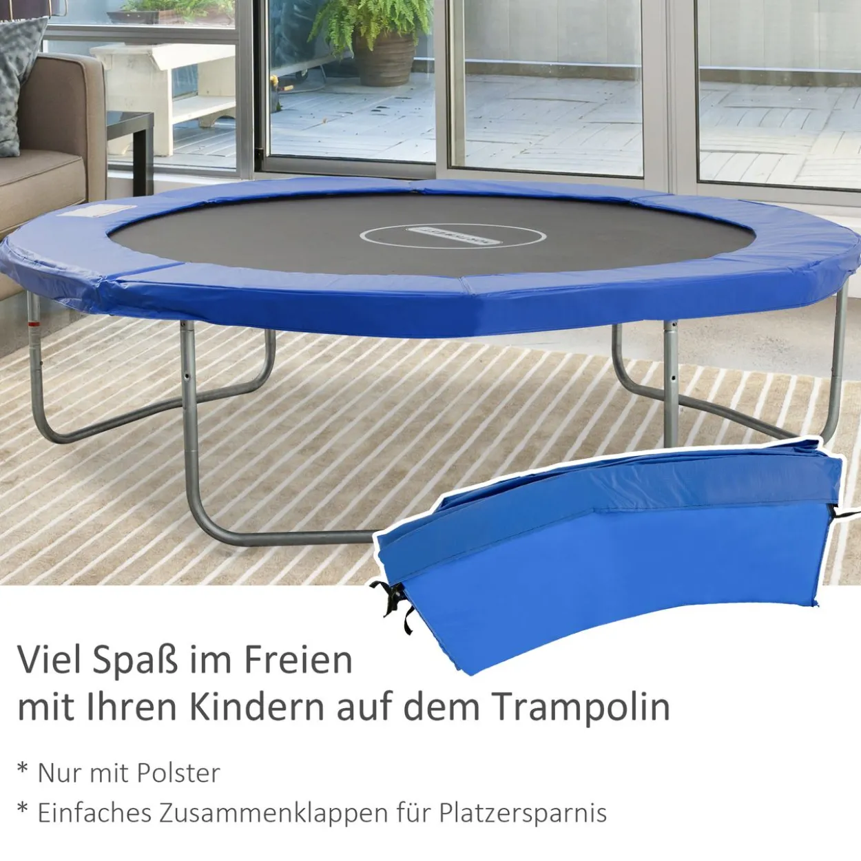 Randabdeckung für Trampolin Randschutz Abdeckung Ersatz