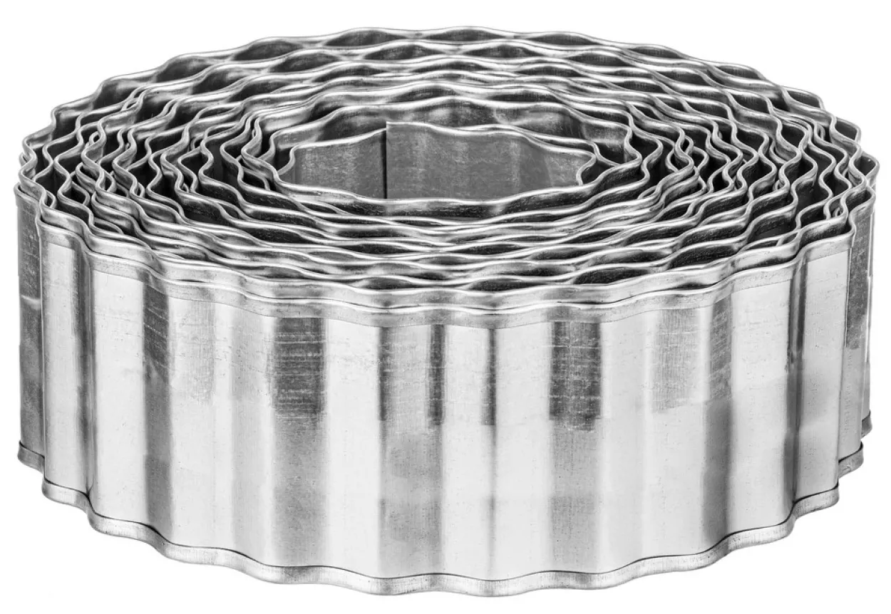 Rasenkantenband, ca. 15 m x 7,5 cm - Silber