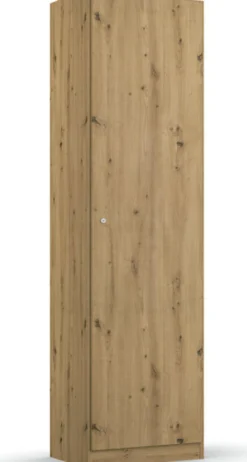 rauch Allrounder Garderobe, Mehrzweckschrank, abschließbar Farbe Weiß/Eiche Artisan Breite 47 cm