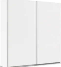 rauch Quadra Kleiderschrank 2-türig, Farbe Weiß Breite 226 cm