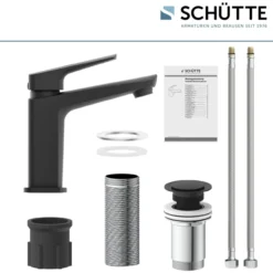 RAVEN Waschtischarmatur, Schwarz matt