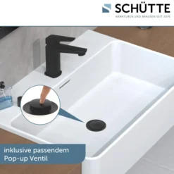 RAVEN Waschtischarmatur, Schwarz matt