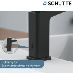 RAVEN Waschtischarmatur, Schwarz matt