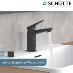 RAVEN Waschtischarmatur, Schwarz matt