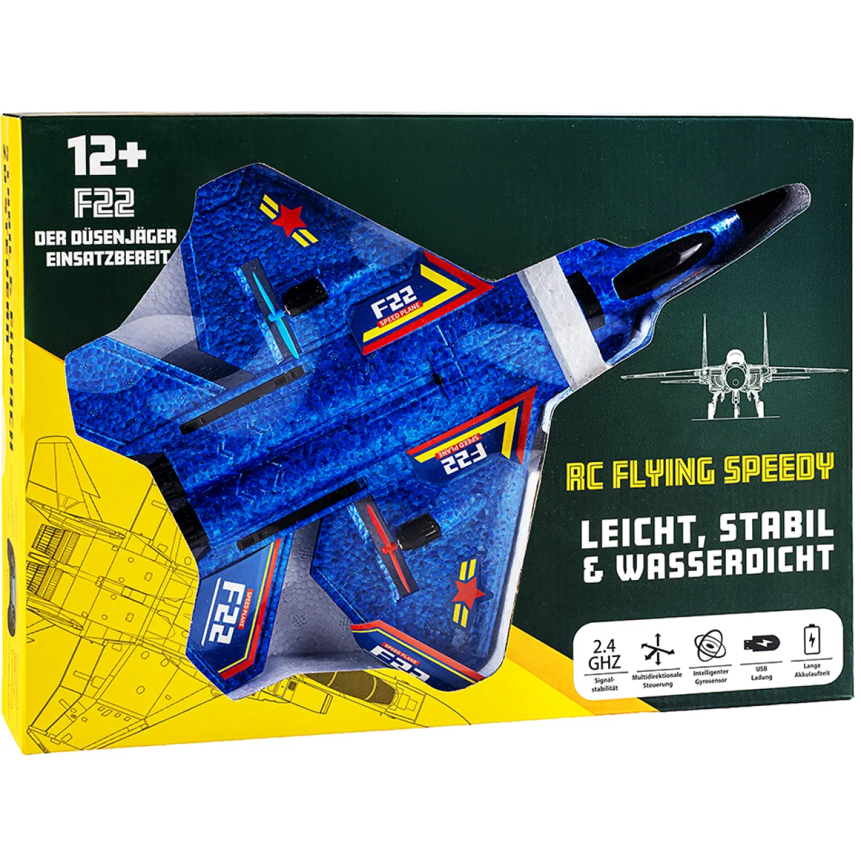 RC Flugzeug "Flying Speedy" F22