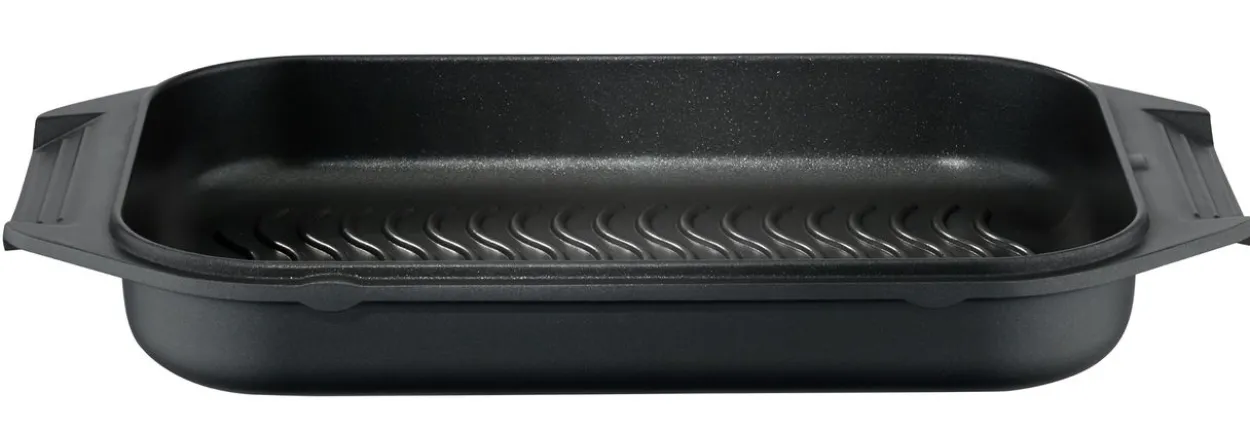 Rechteckbräter mit Grilldeckel 42x26cm "Karree"
