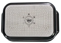 Rechteckbräter 40x26cm mit Grilleinsatz und Glasdeckel mit Aromaknopf "Pure Trend"