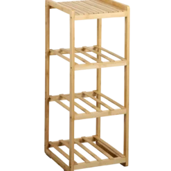 Regal mit 3 Boxen, Bambus