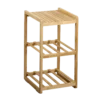 Regal mit 2 Boxen, Bambus