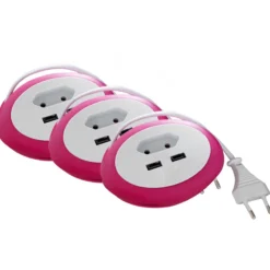 Reiseadapter - Beere 3er Set