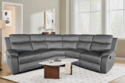 Relax-Ecksofa, ca. 227 x 227 x 96 cm - Grau