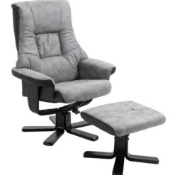 Relaxsessel mit Hocker, Fernsehsessel, Polstersessel mit Liegefunktion