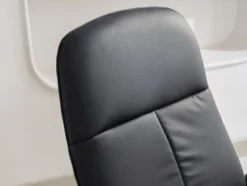 Relaxsessel mit Hocker HWP58-SCH schwarz