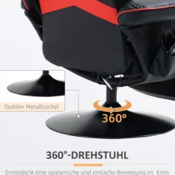Relaxsessel mit Massagefunktion Ergonomischer TV-Sessel mit Becherhalter