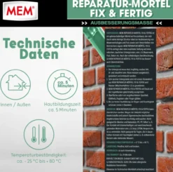Reparatur-Mörtel Fix & Fertig 300ml