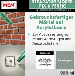 Reparatur-Mörtel Fix & Fertig 300ml