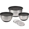 Rührschüssel, 3 Set, inkl. 3 Reiben