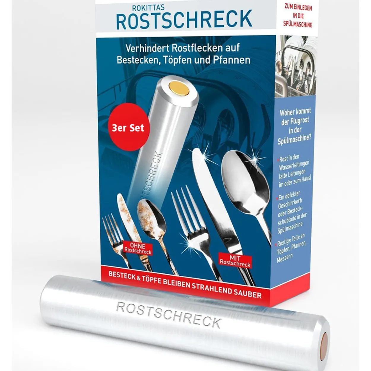 Rokitta's Rostschreck Aluminium 3er Set