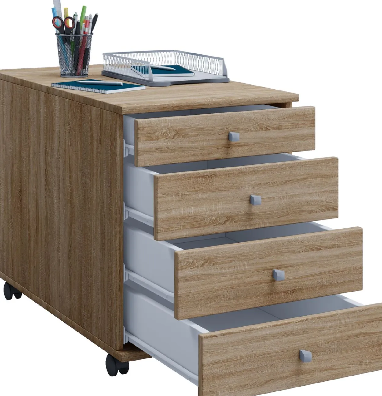 Rollcontainer Lona Maxi Sonoma-Eiche