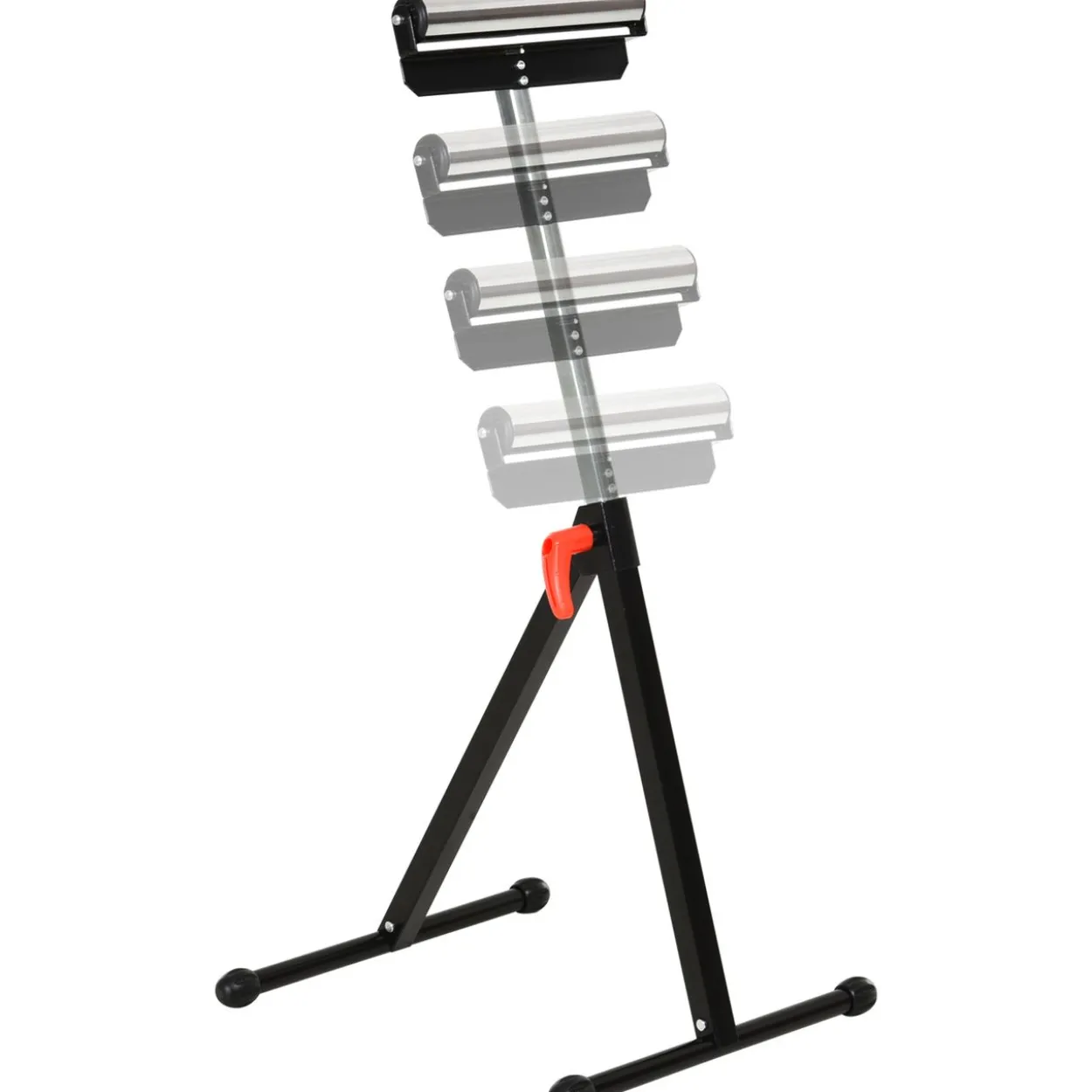 Rollenbock bis 90 kg, Metall, Schwarz