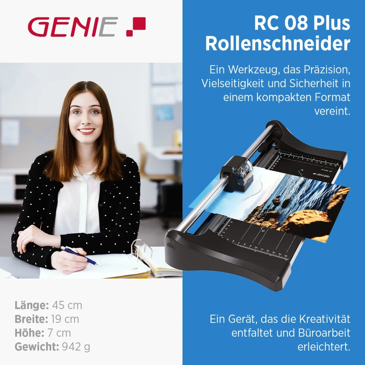 Rollenschneider GENIE RC 08 Plus