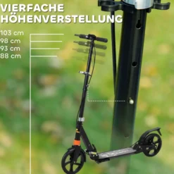 Roller Kinder Scooter mit verstellbar Griffen klappbar höhenverstellbar