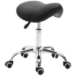Rollhocker (Schwarz)