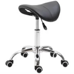 Rollhocker (Schwarz)
