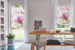 Rollo Klemmfix, ohne Bohren, blickdicht, Magnolie - Rosa, 80 x 150 cm (B x L)