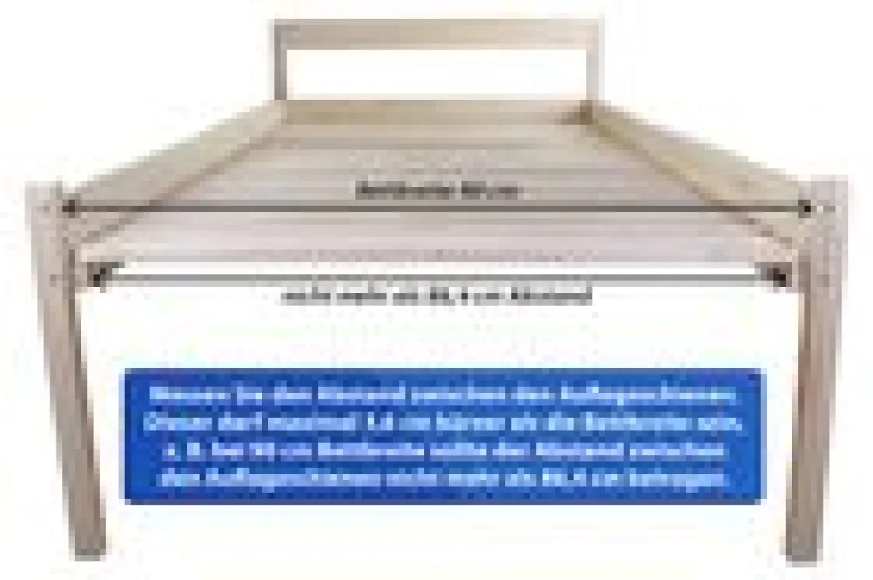 Rollrost 25 ! extrastabile Leisten 180 x 200 cm