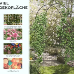 Rosenbogen, Torbogen, Gartenbogen für Kletterpflanzen