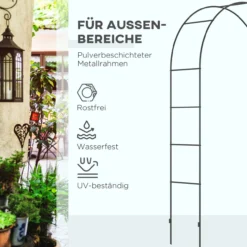 Rosenbogen, Torbogen, Gartenbogen für Kletterpflanzen