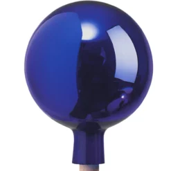 Rosenkugel 16 cm blau