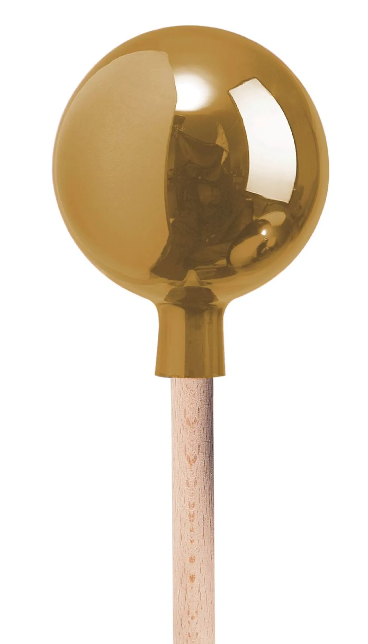 Rosenkugel 16 cm gold
