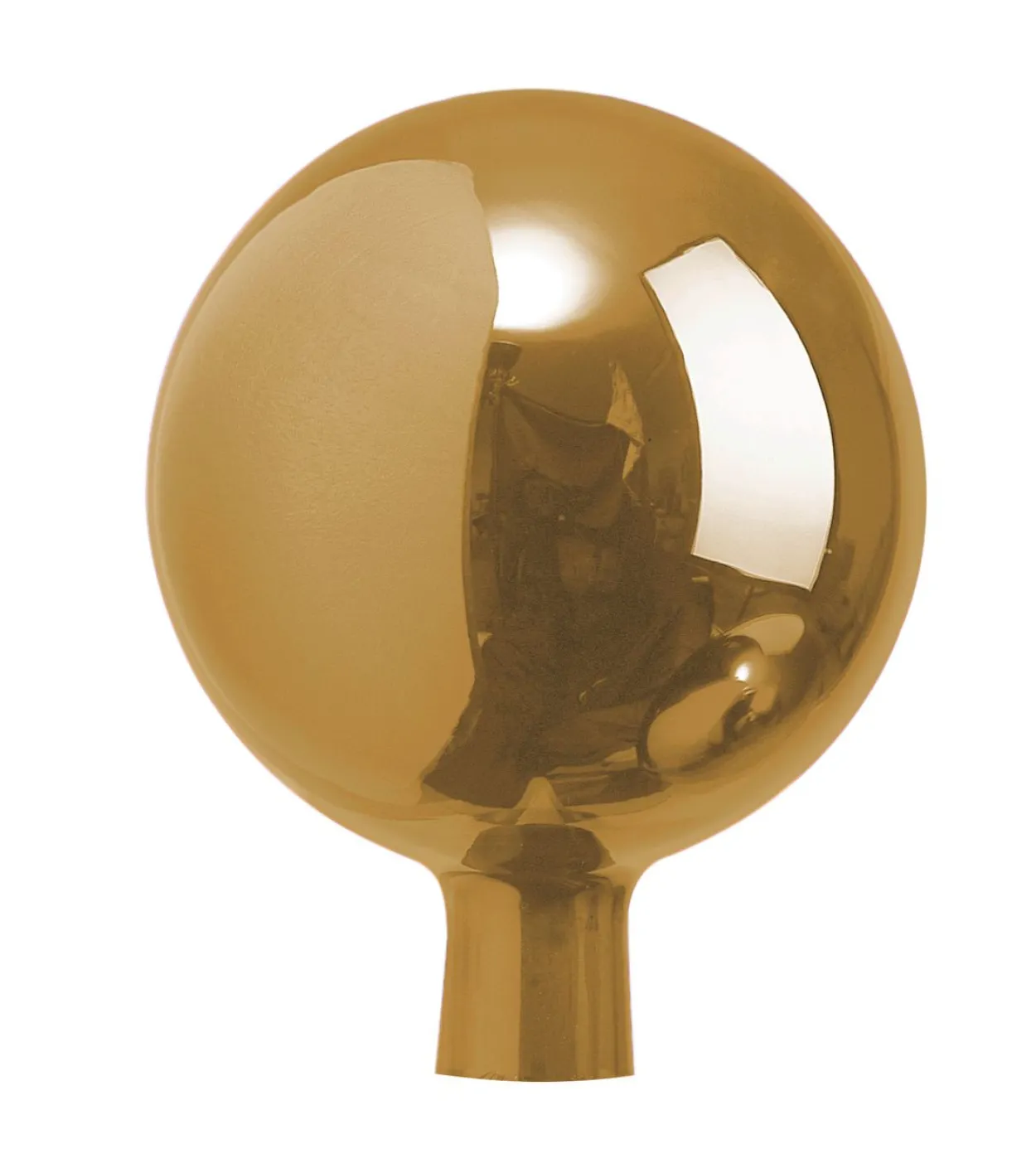 Rosenkugel 16 cm gold