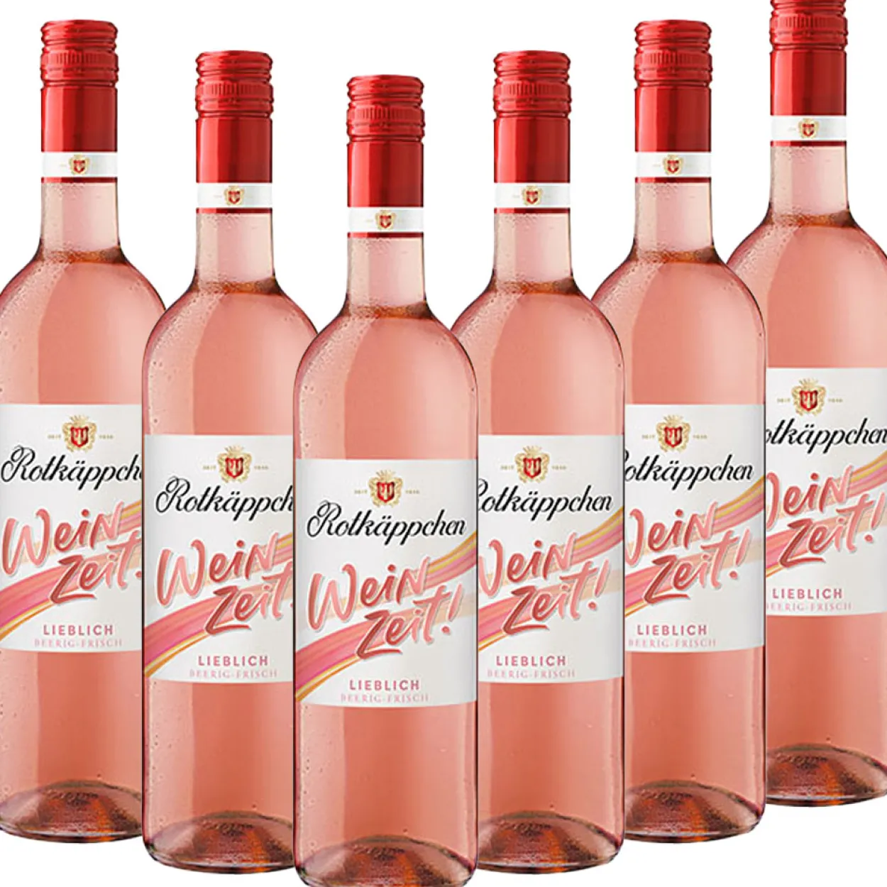 Rosè Weinzeit lieblich - 6er Karton