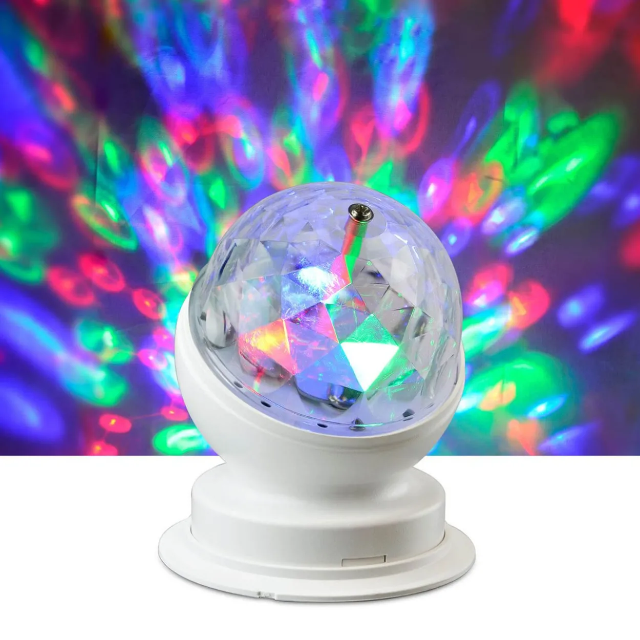 Rotierende LED Partyleuchte RGB