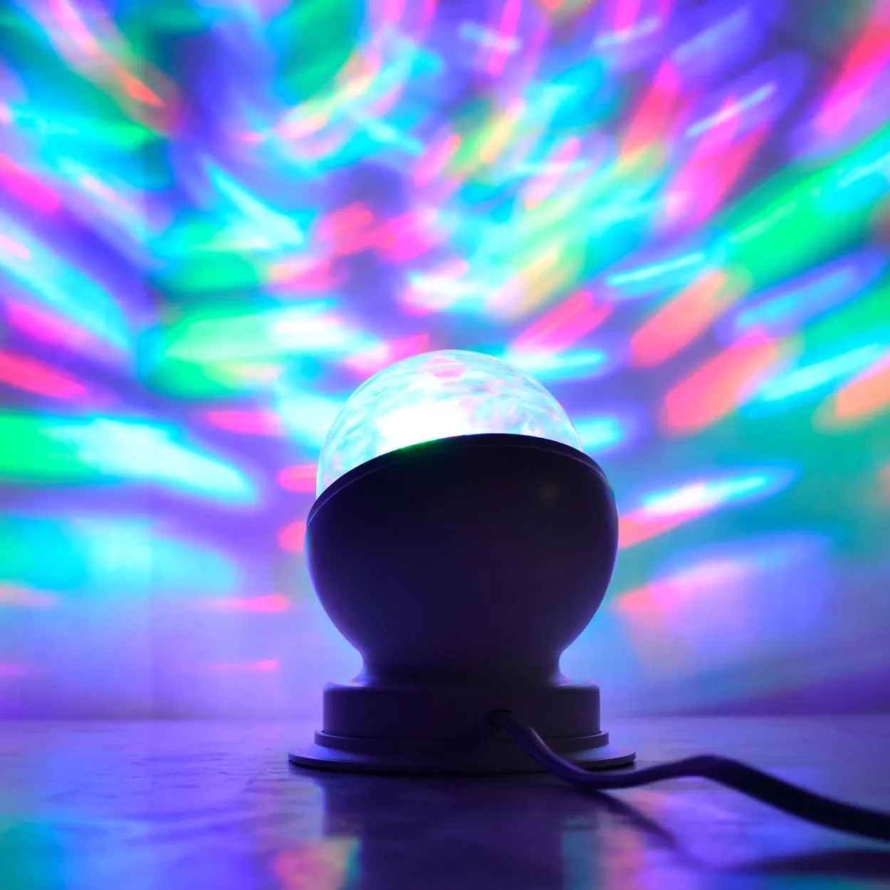 Rotierende LED Partyleuchte RGB