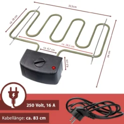 Räucherofen Edelstahl mit Heizspirale
