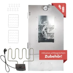 Räucherofen Edelstahl mit Heizspirale