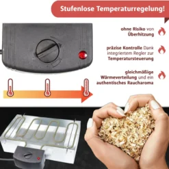 Räucherofen Edelstahl mit Heizspirale